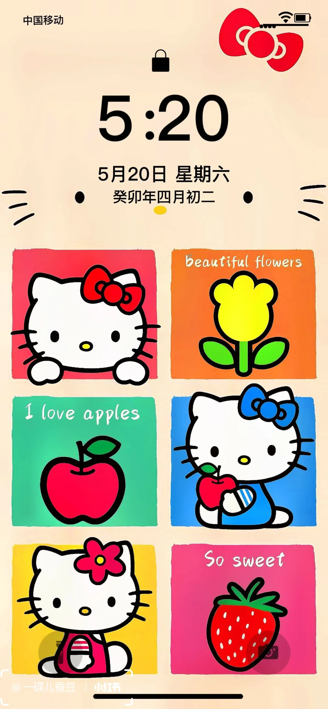 Hello Kitty壁纸 |卡通壁纸  | ins小众壁纸