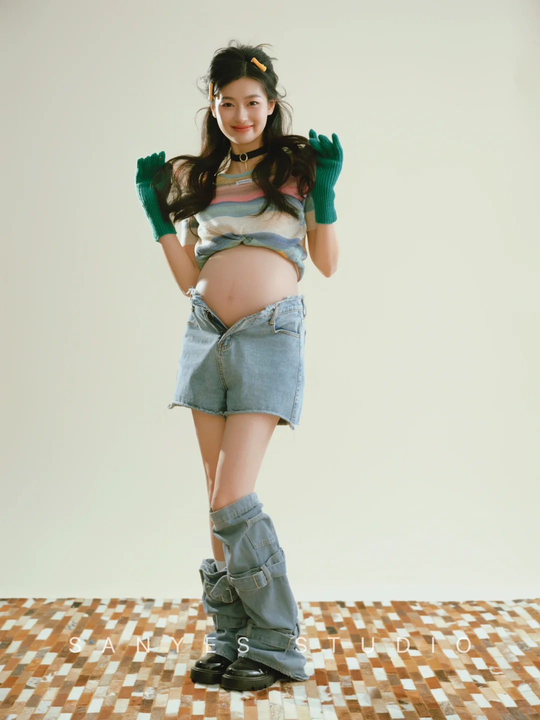 孕30w | 吹爆我的韩系少女感孕妇写真！