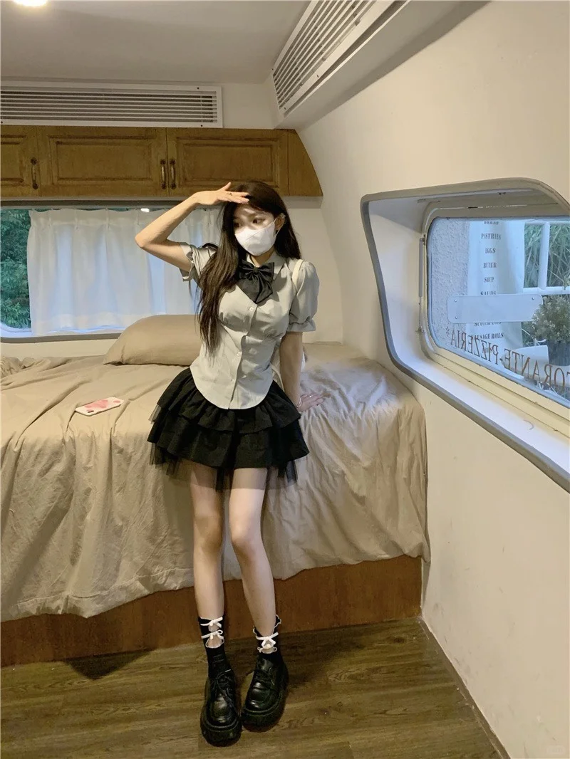 售价:69?️夏季JK日系制服衬衫女上衣+百搭