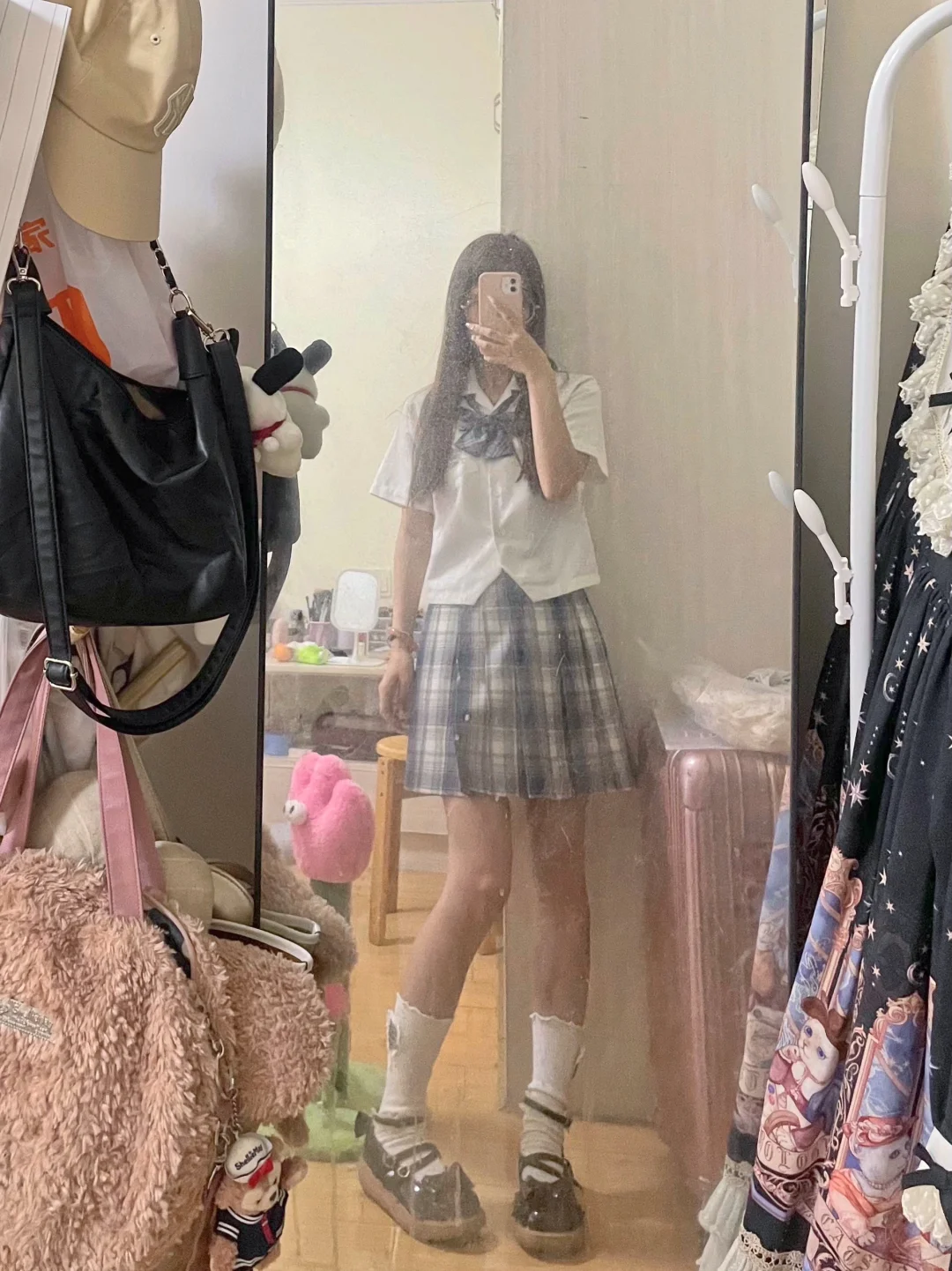 jk制服/女程序员的上班ootd