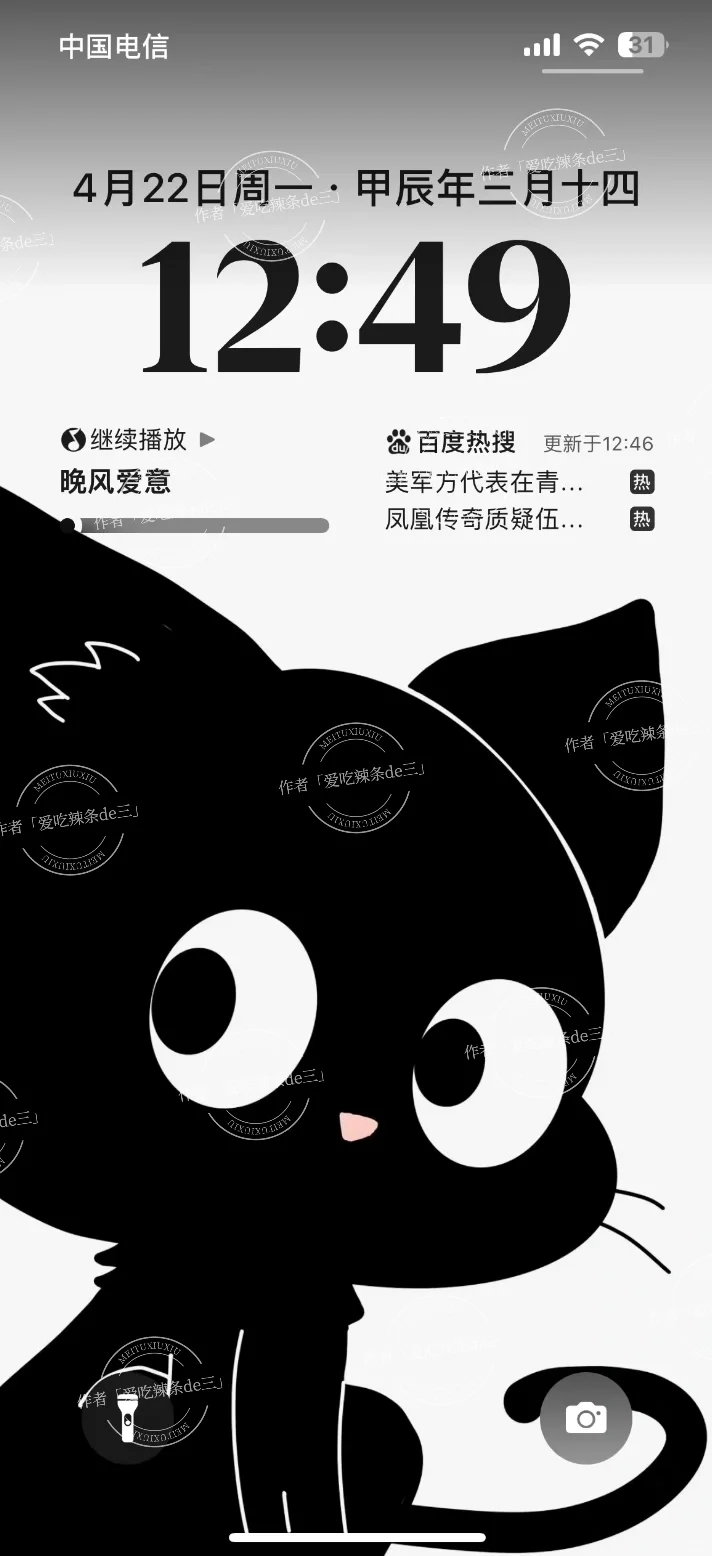 iPhone 猫咪壁纸