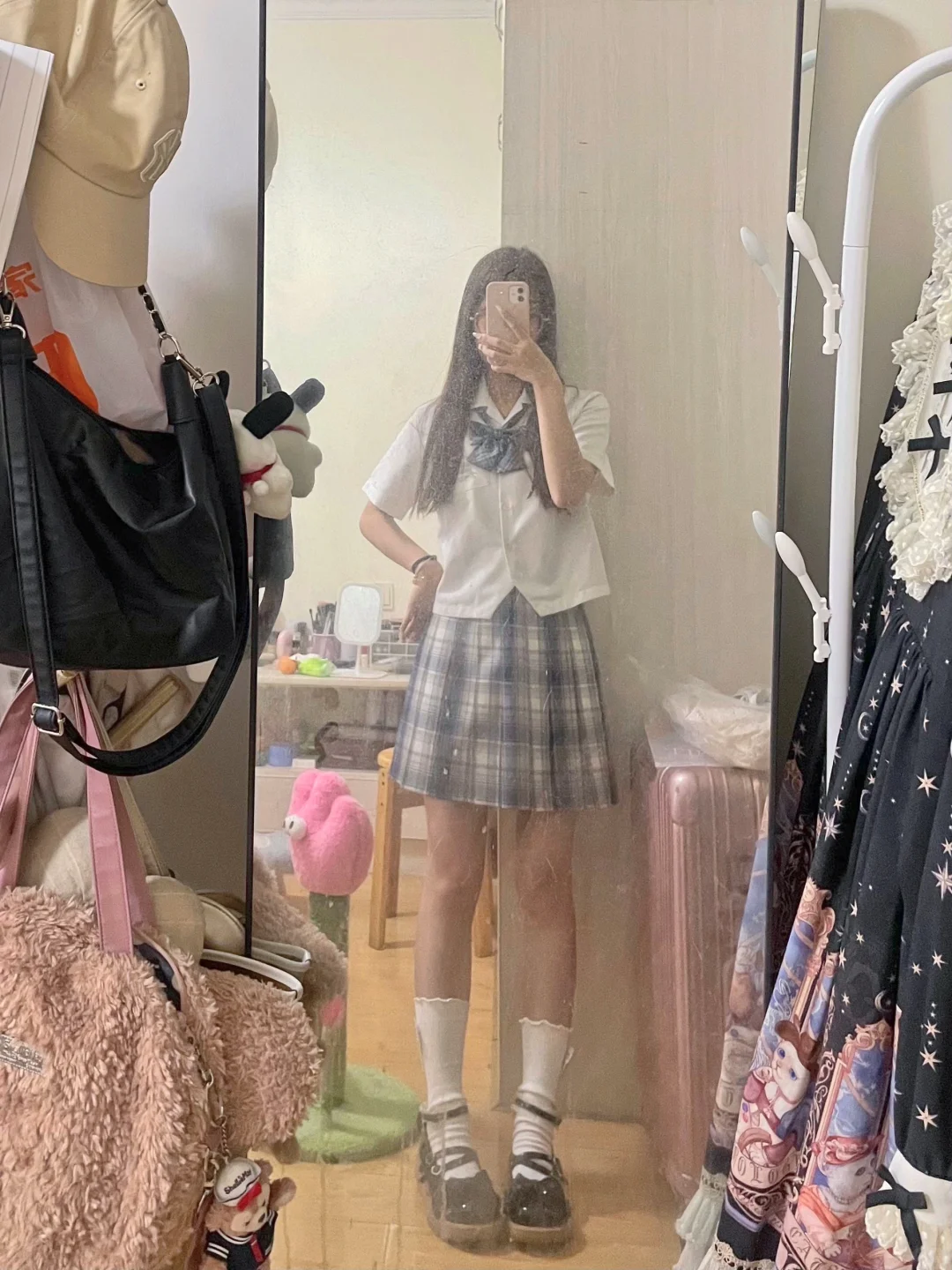 jk制服/女程序员的上班ootd