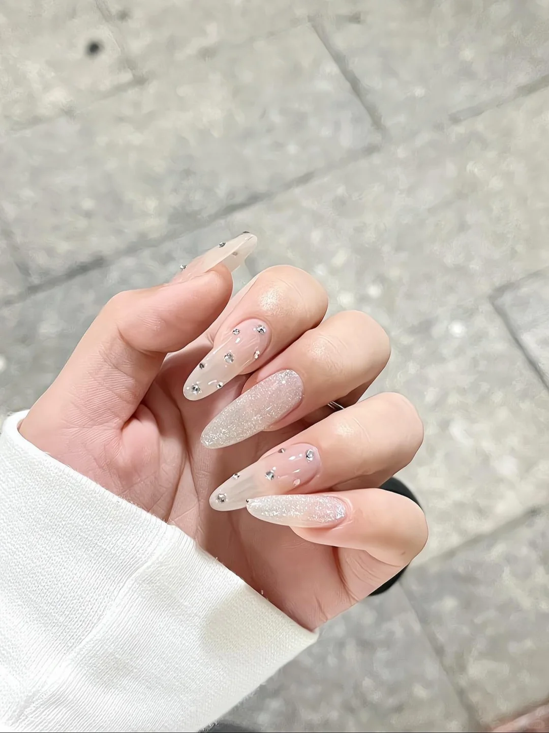 Nail share?夏日冰透純欲果冻甲 超显白