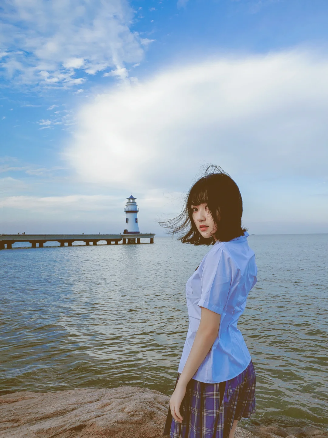 海边的jk少女