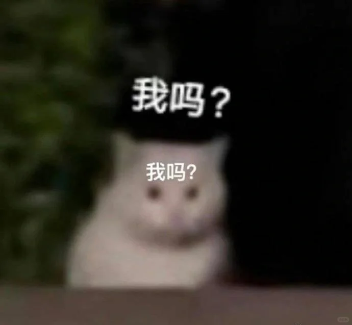 表情包：我？我吗？