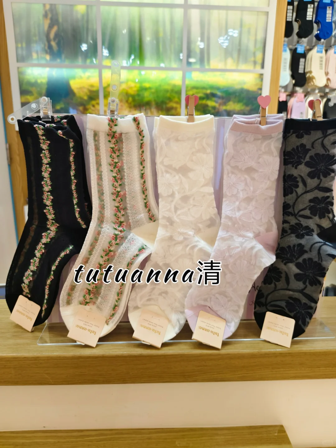 618活动?tutuanna新款玻璃丝袜！！