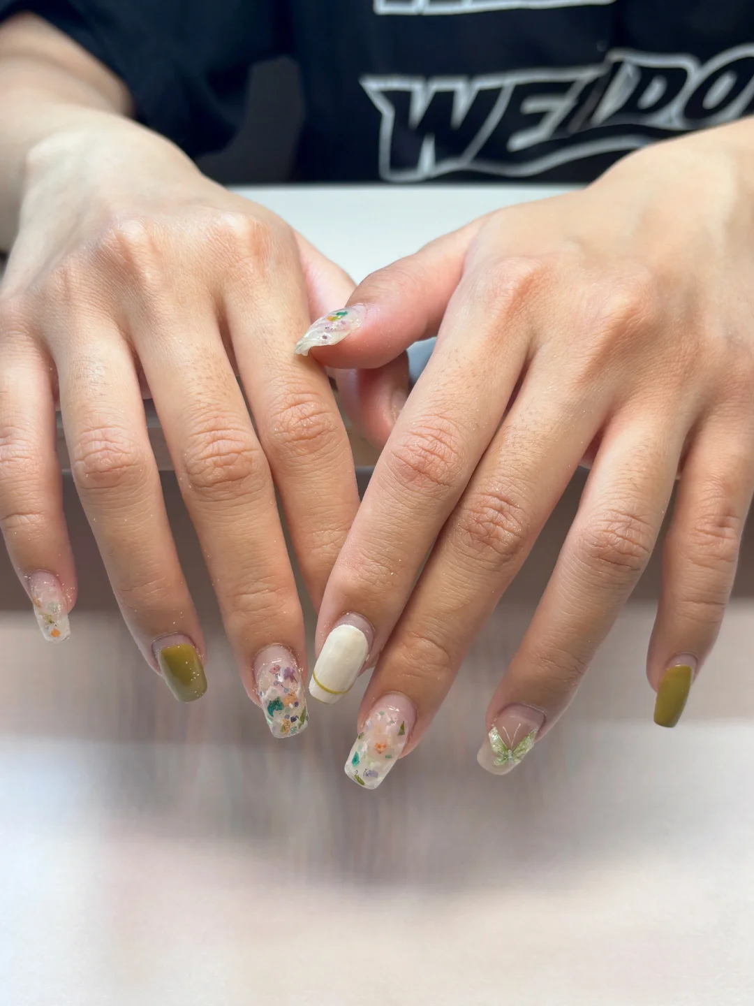 三旬Nails｜纯欲珐琅小花花｜本甲?108