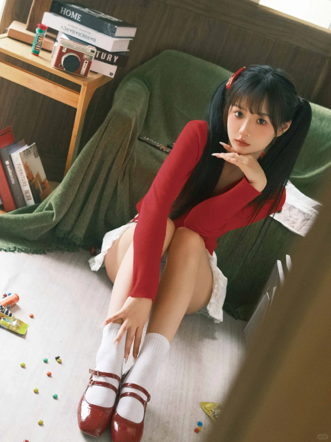 红丝绒小蛋糕?复古画报｜鬼马少女｜惠州写真