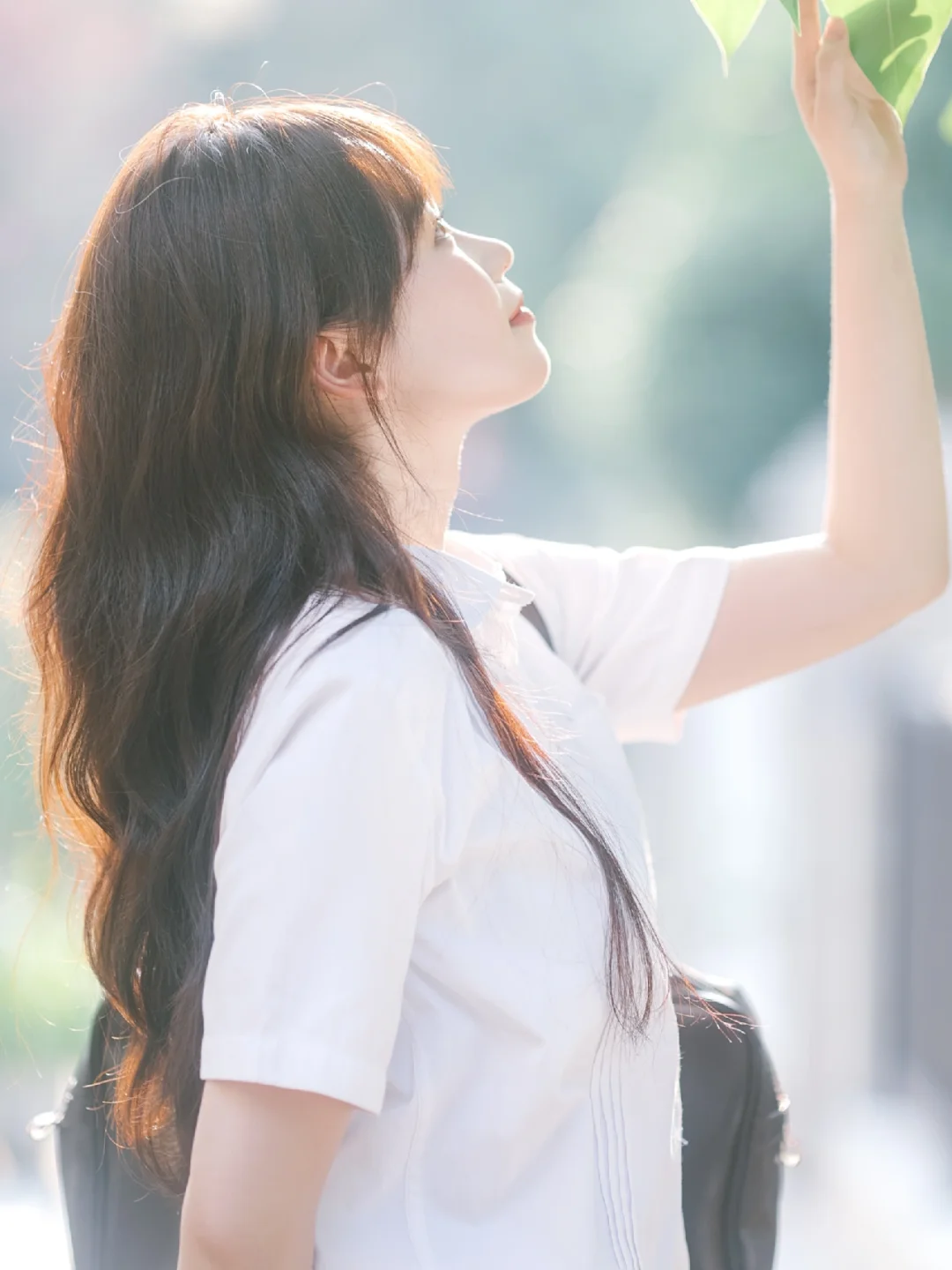 风里有了夏天的味道?制服少女写真