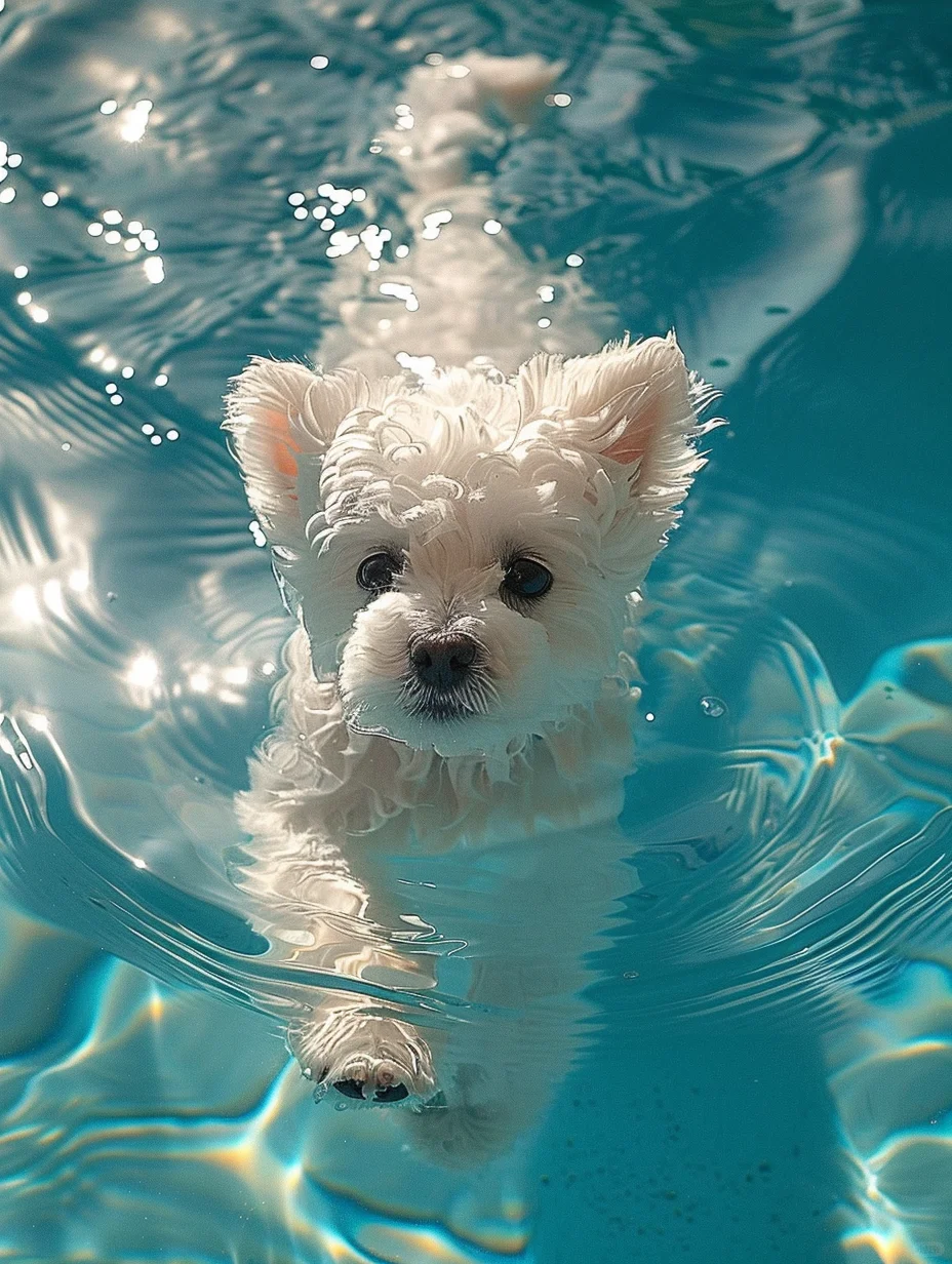 流水生熊·手机壁纸