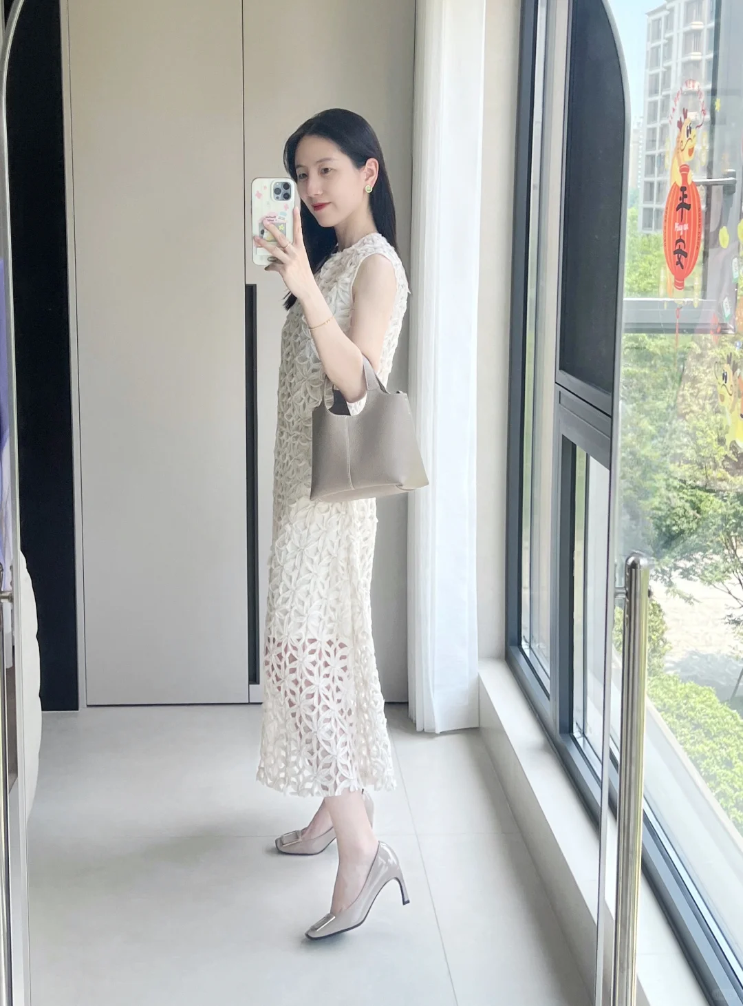 OOTD｜通勤也能穿的月光女神裙❤️