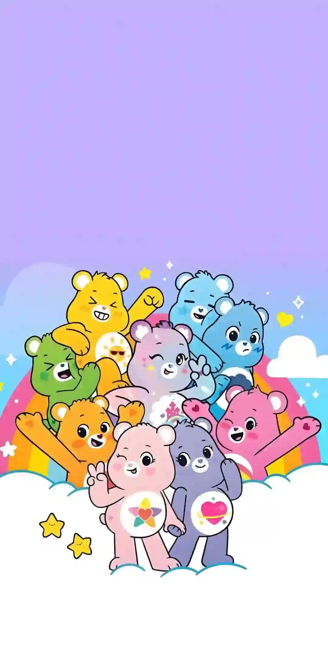 爱心熊 care bears可爱壁纸