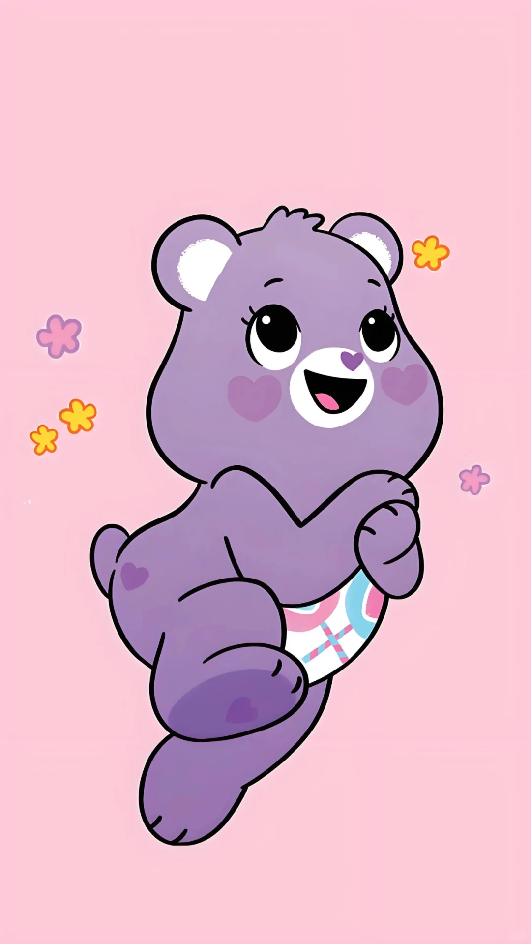 爱心熊 care bears可爱壁纸