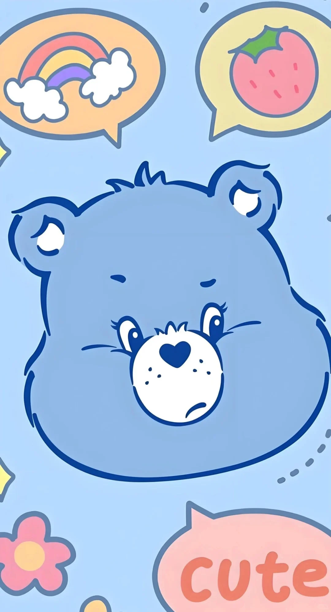 爱心熊 care bears可爱壁纸