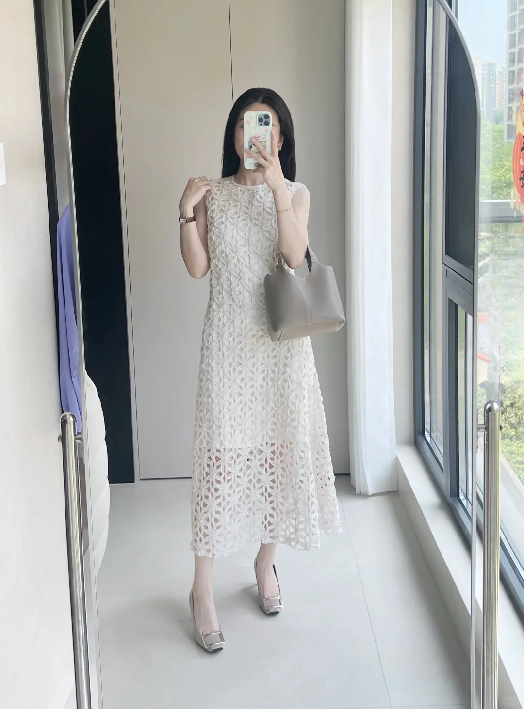 OOTD｜通勤也能穿的月光女神裙❤️