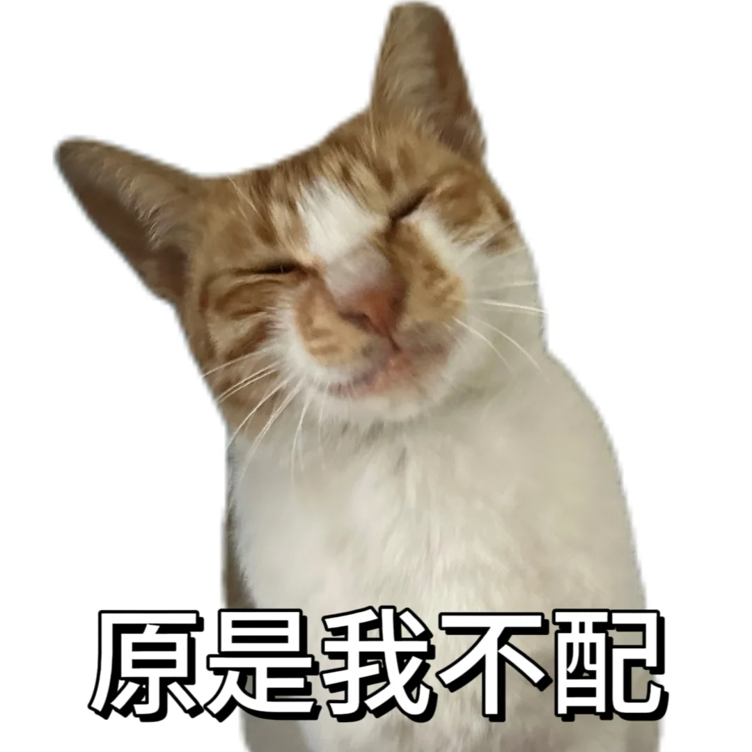 丑 没牙 没猫德的小猫专属表情包已上线