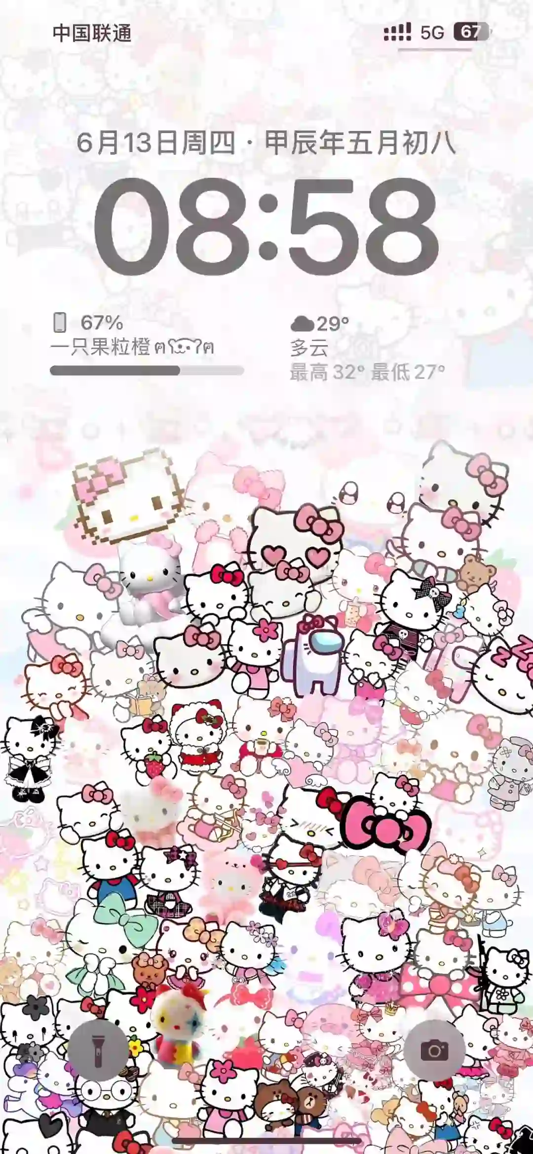 手机壁纸｜是我喜欢的HelloKitty啊|