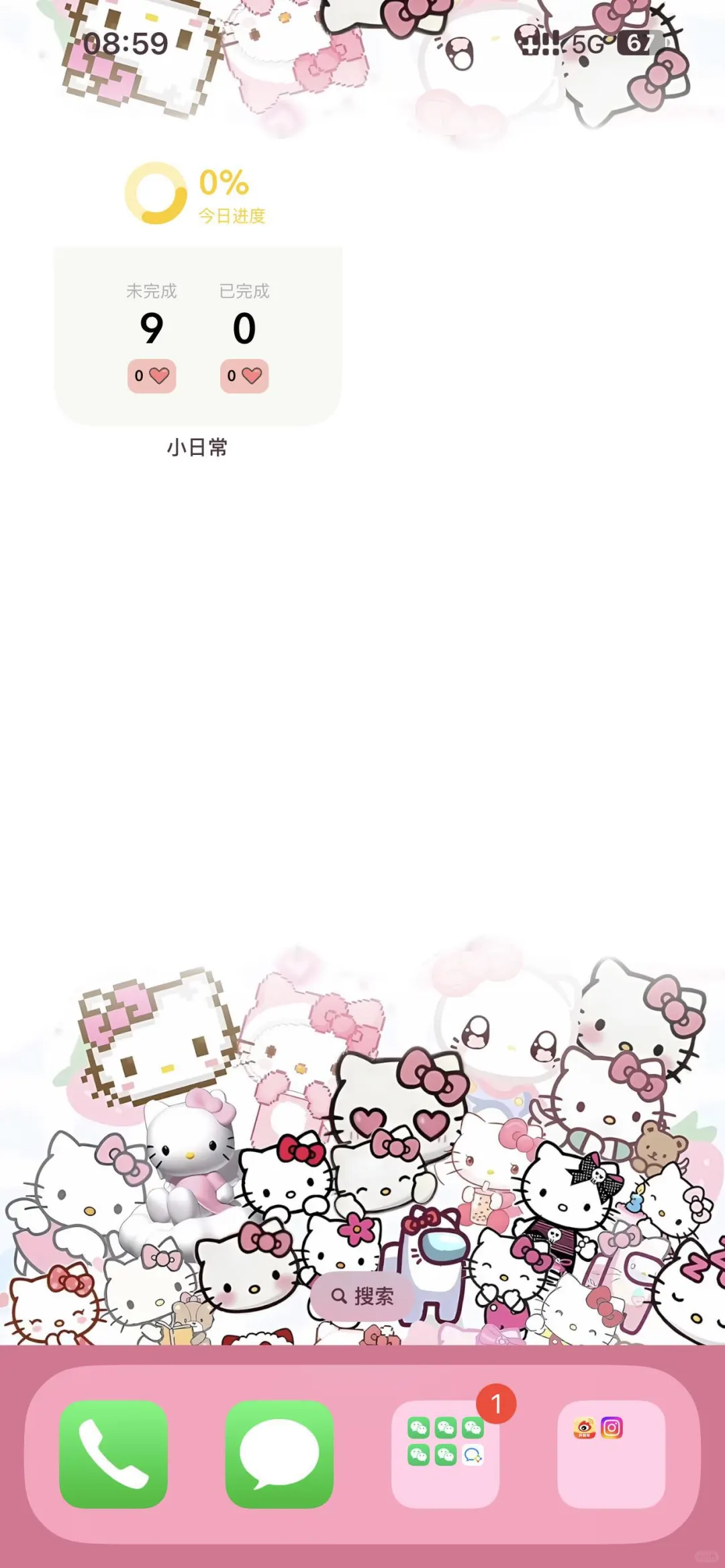 hellokHellokitty手机壁纸