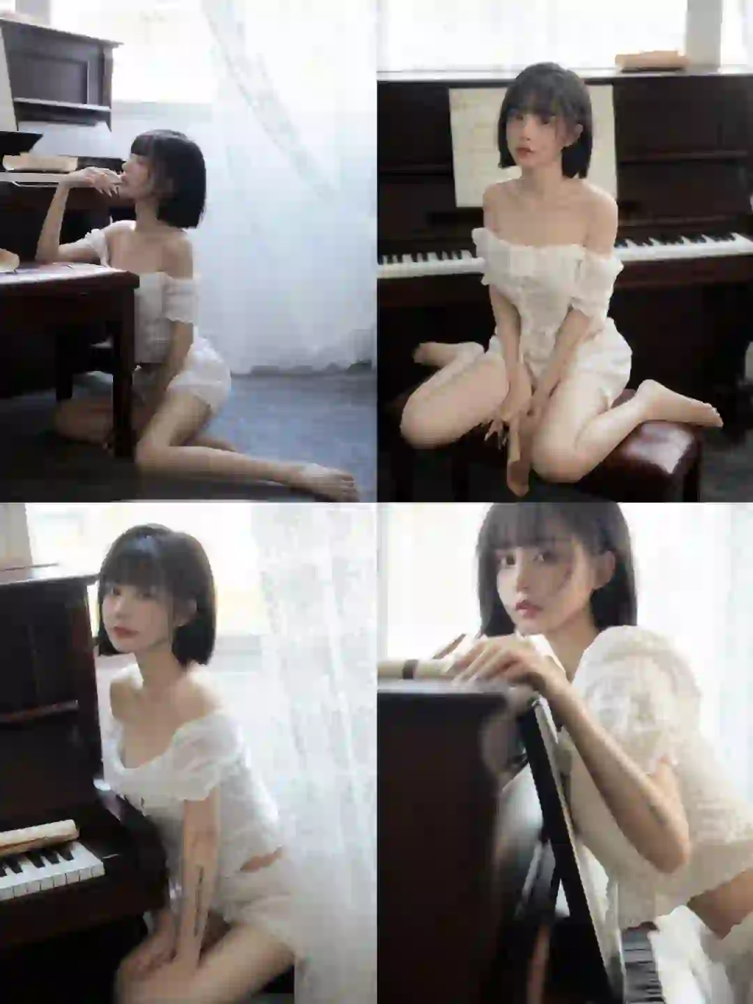 纯欲系写真?琴房少女，成都约拍