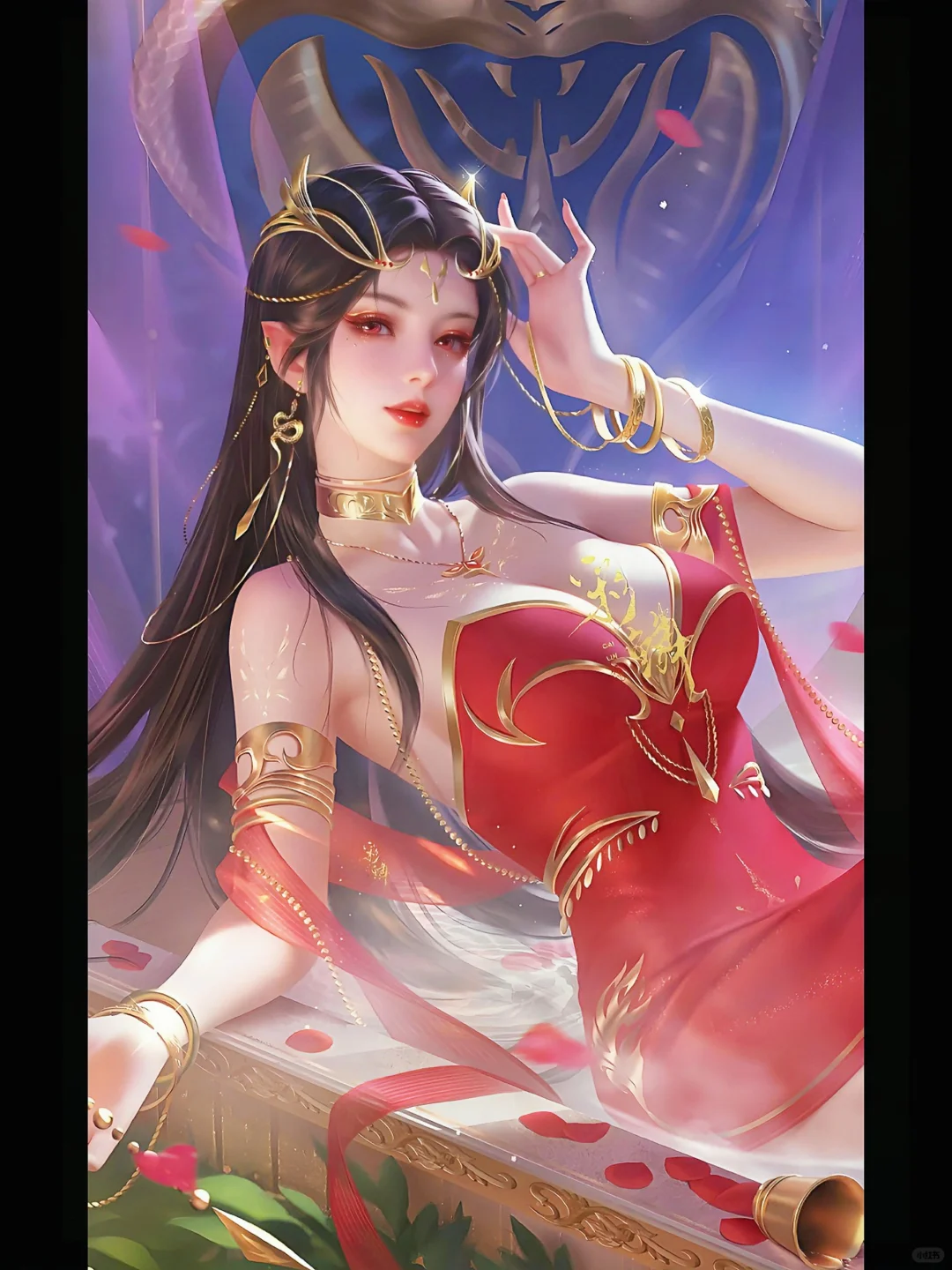 国漫女神 美杜莎女王 唇红齿白 顾盼生姿