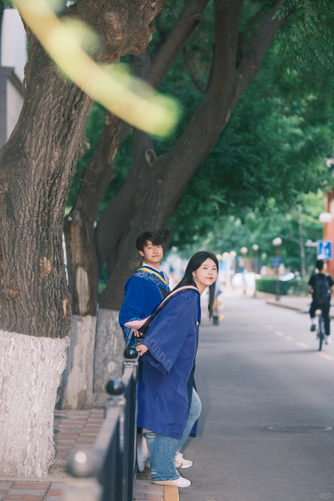 毕业季｜北京情侣个人写真跟拍｜富士女摄