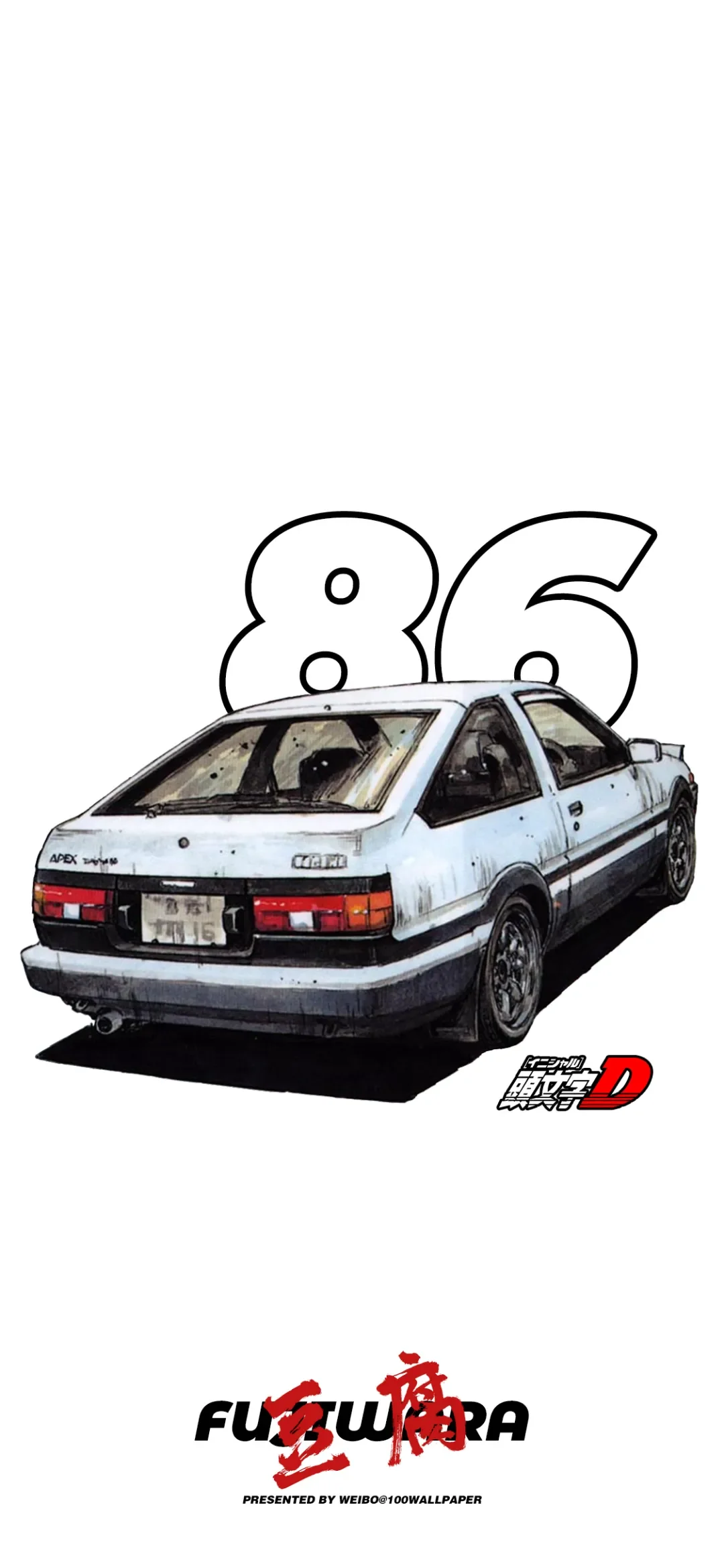 丰田AE86壁纸