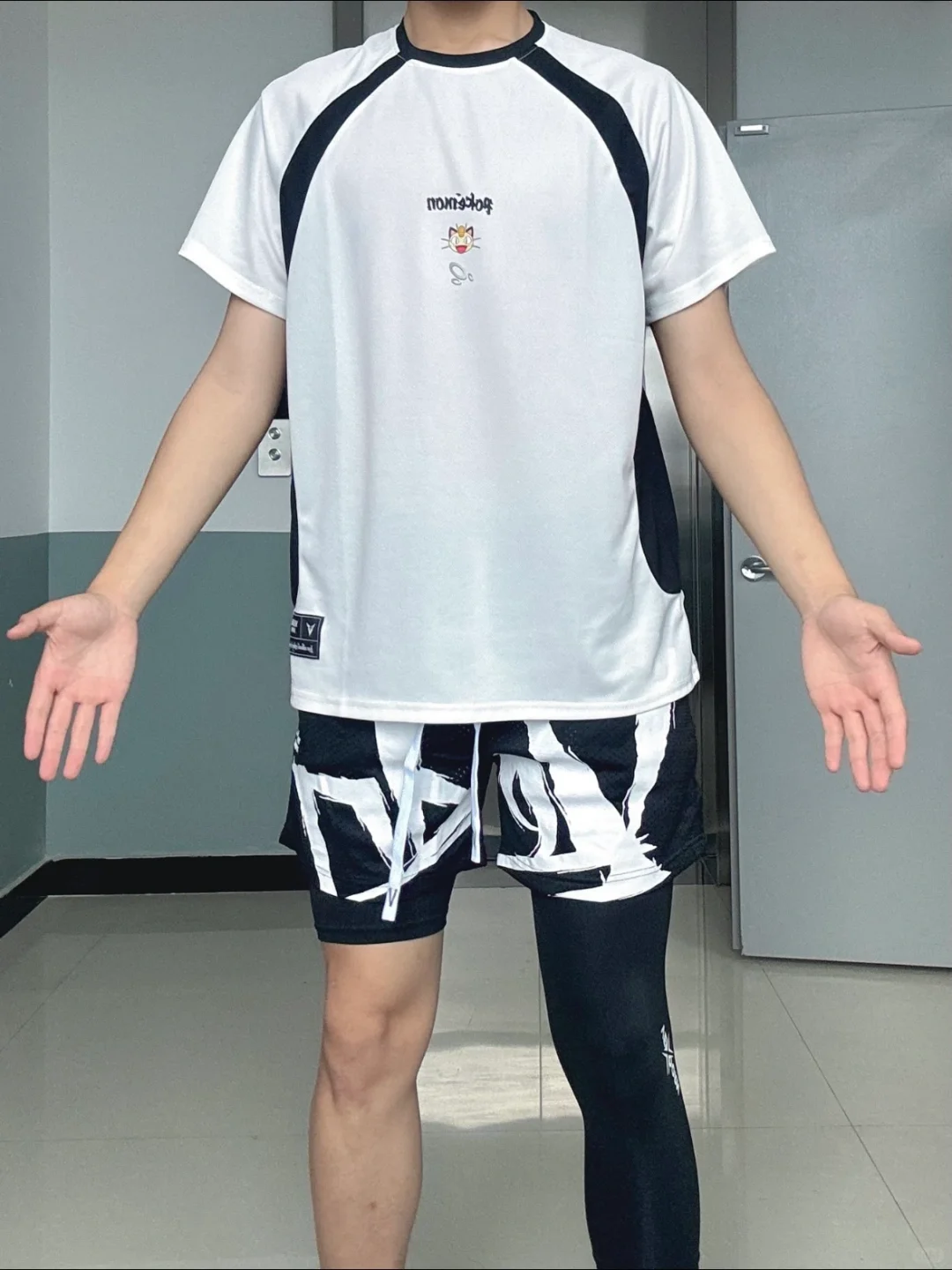 185OOTD，男生怎么穿黑丝♠️♠️♠️