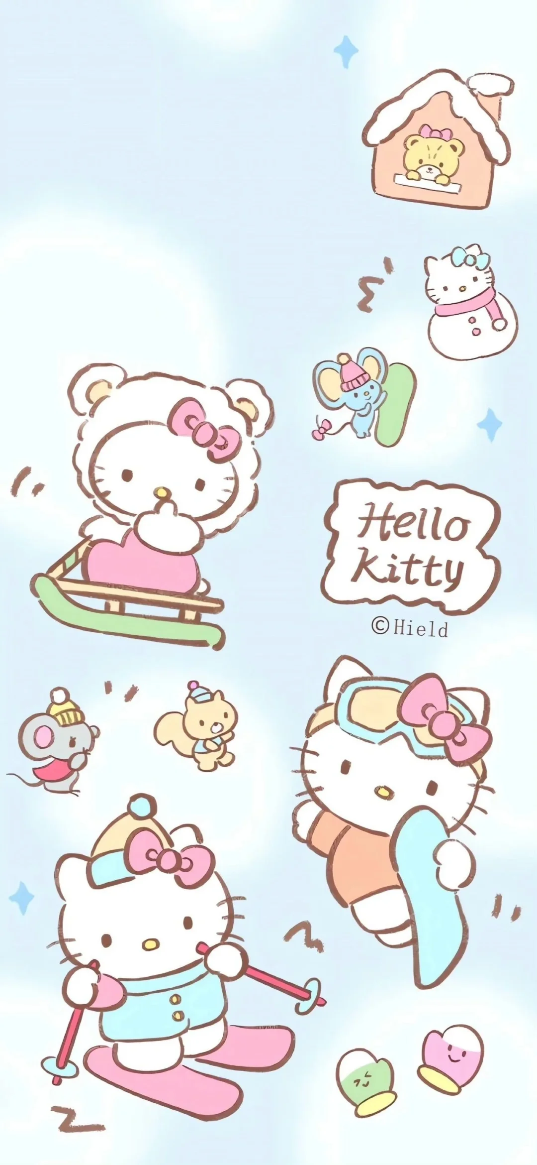 HelloKitty壁纸也太可爱了吧