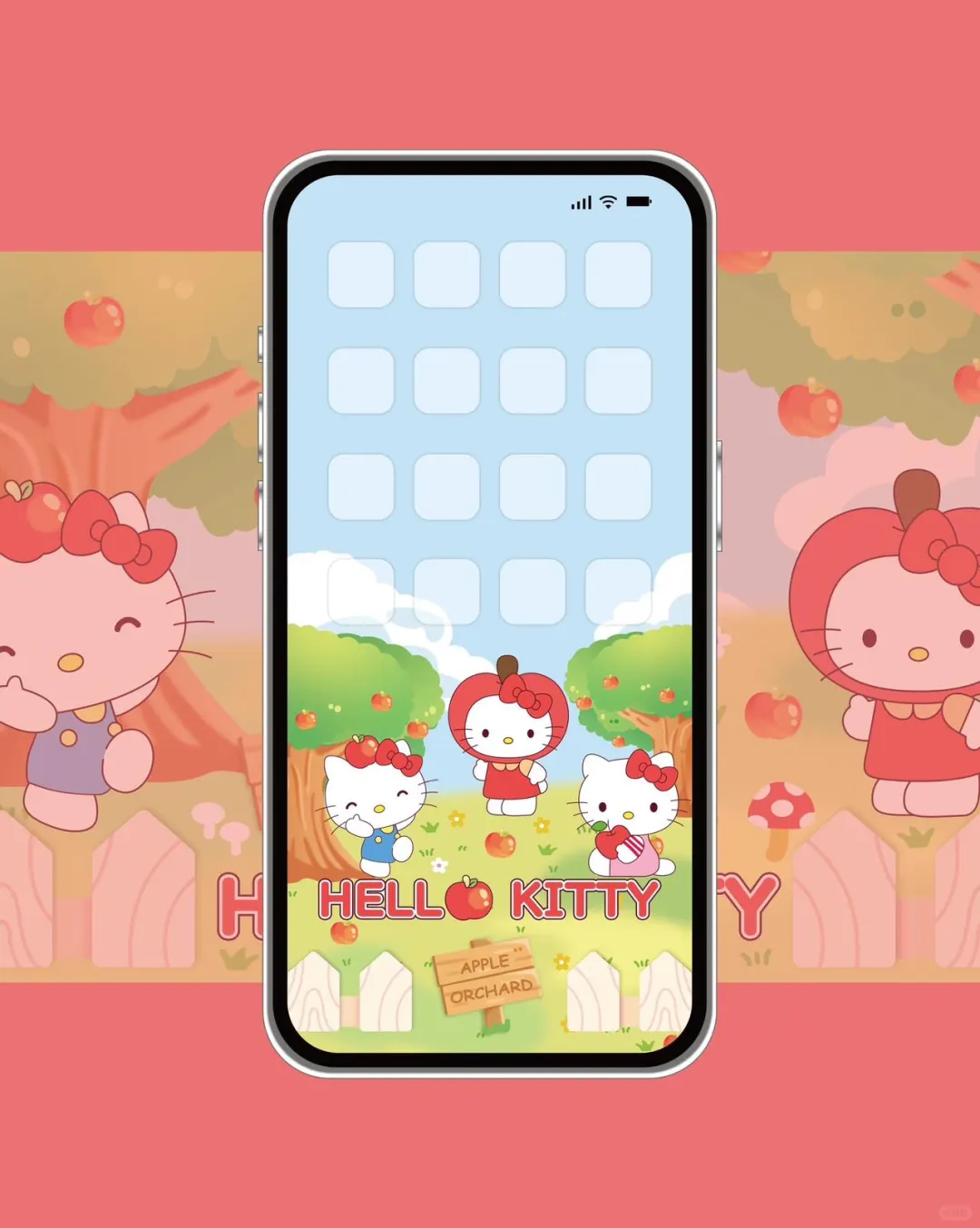 手机壁纸｜Hello Kitty｜苹果乐园  