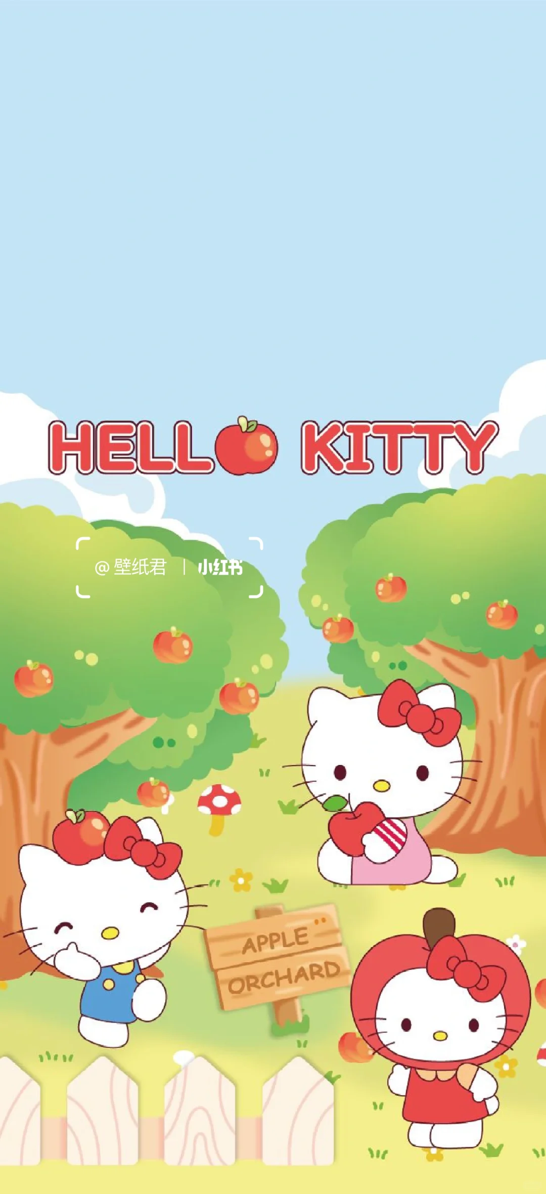 手机壁纸｜Hello Kitty｜苹果乐园  