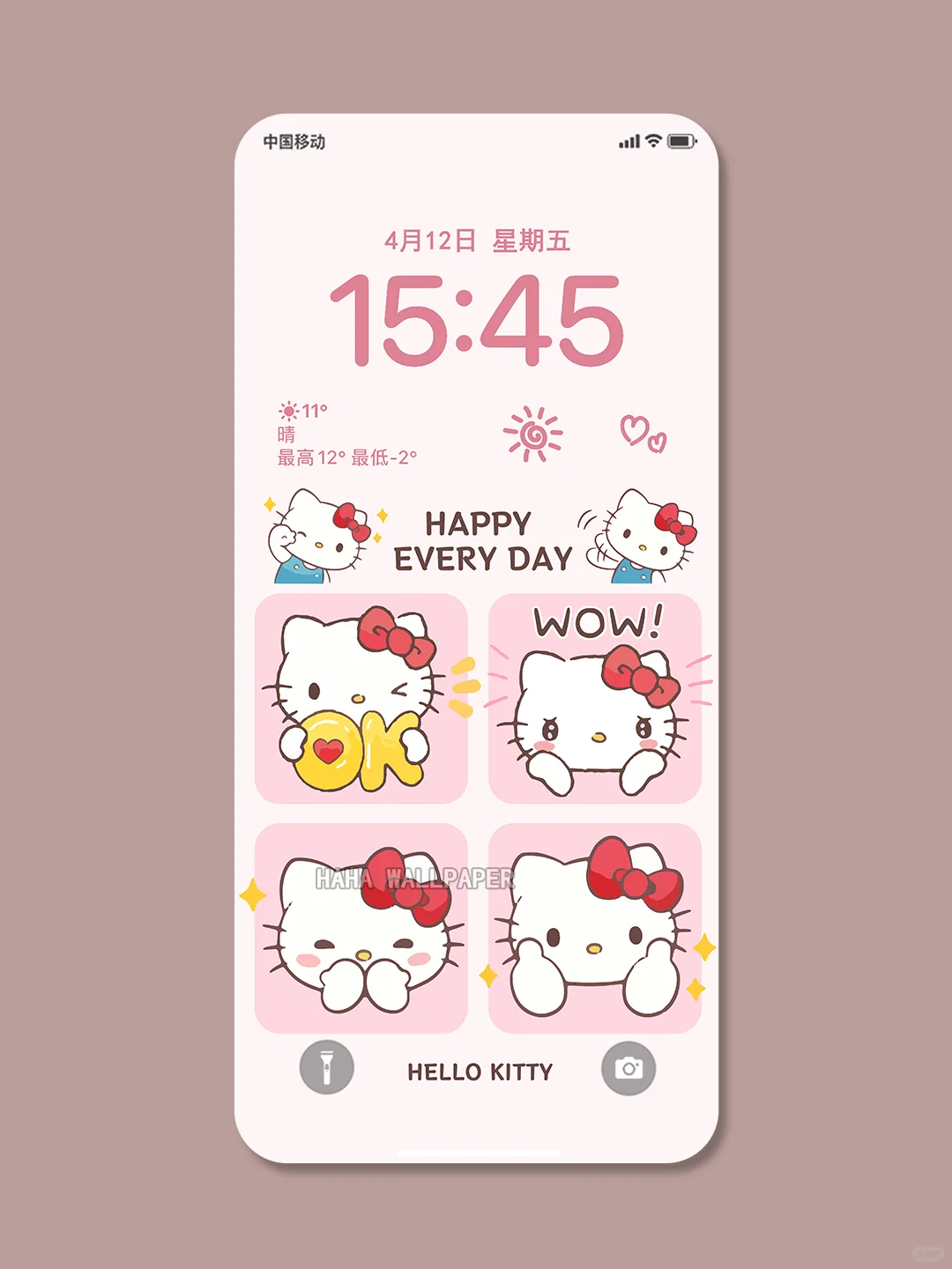 helloKitty｜192｜可爱卡通手机壁纸