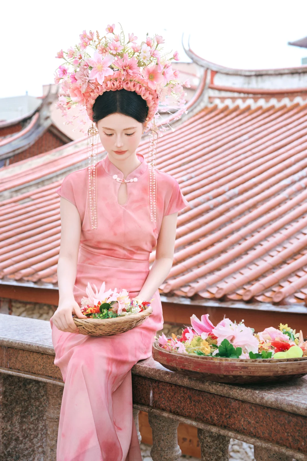 泉州写真｜做一日蟳蜅女“滴～簪花体验卡”