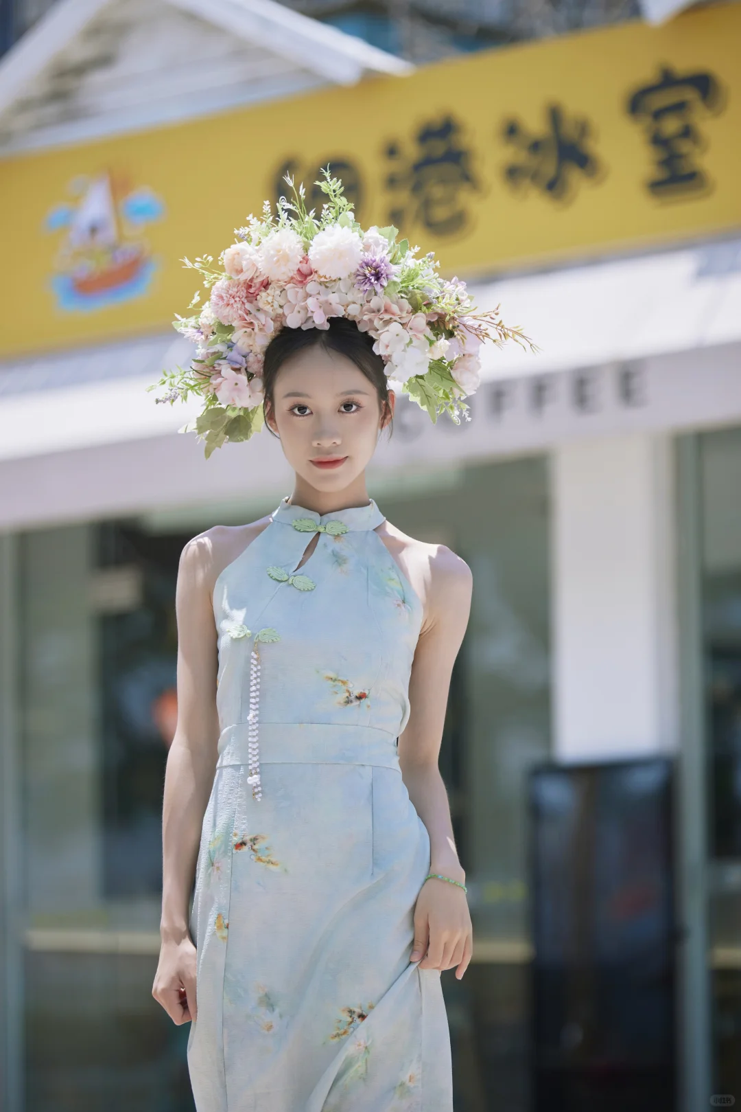 簪花写真｜簪花围 穿花衣 闲做半日渔家女