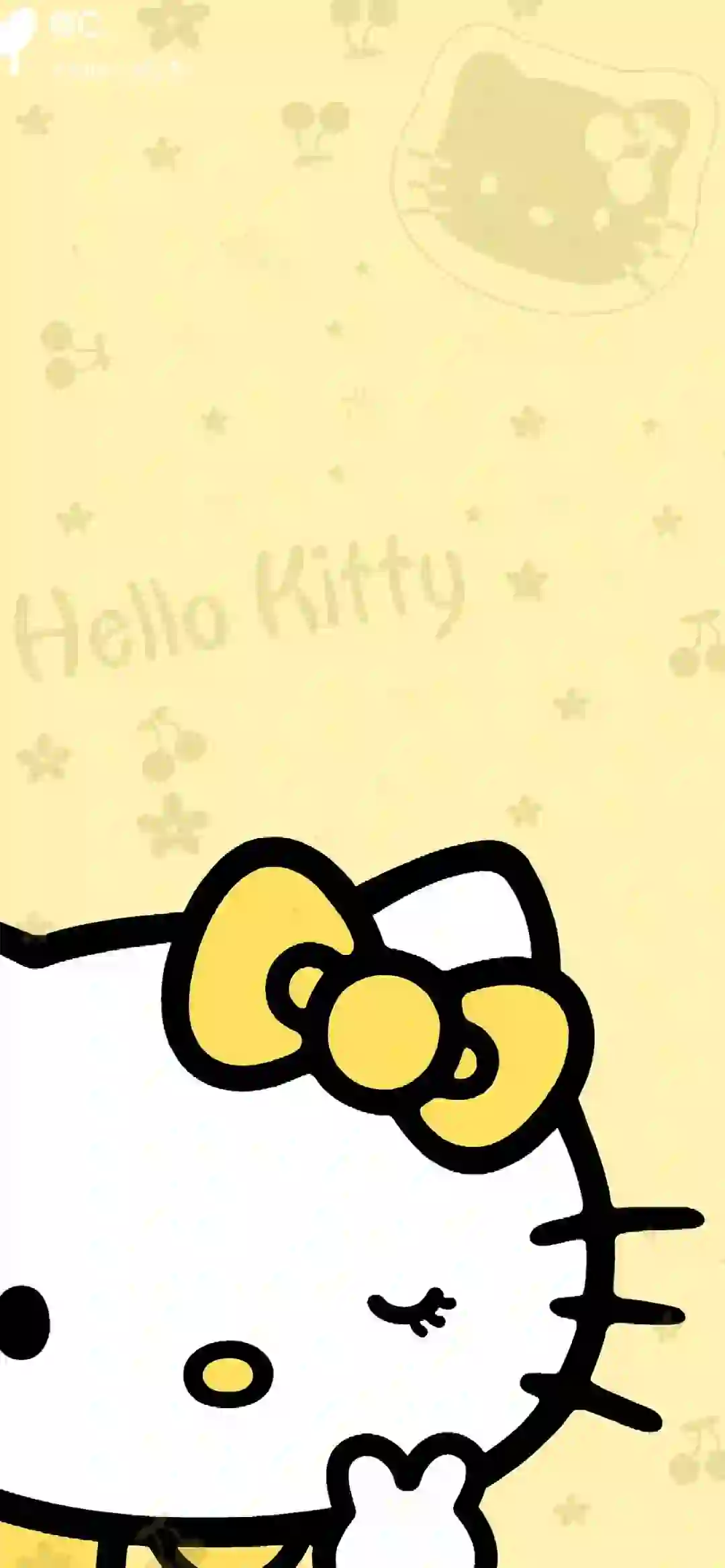 手机壁纸｜HelloKitty 卡通插画