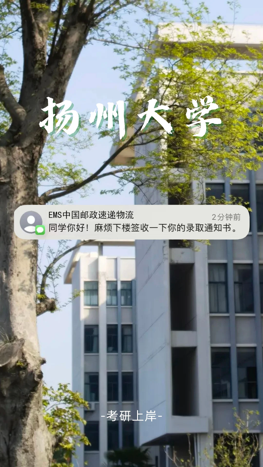 扬大考研｜上岸壁纸来一波