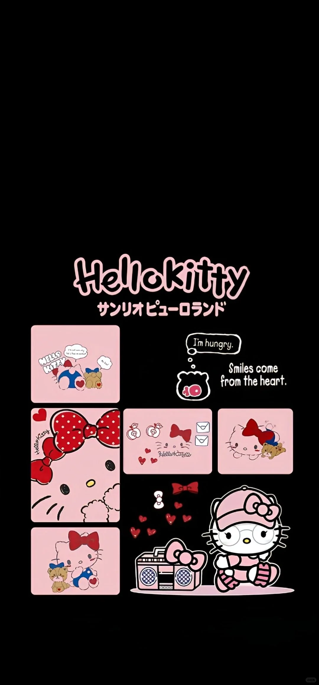 分享一波 hello kitty 的壁纸