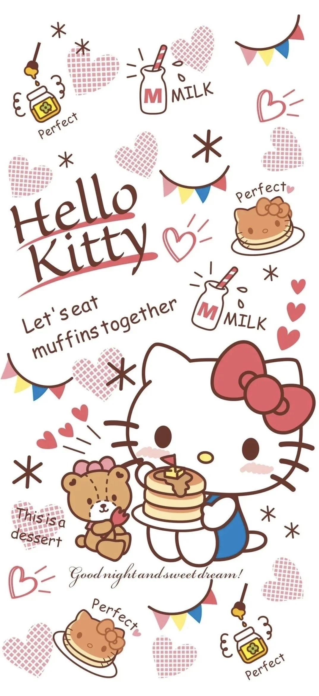 分享一波 hello kitty 的壁纸