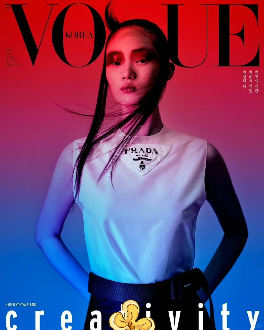 Vogue 超过5张的亚洲模特 Hyunji Shin