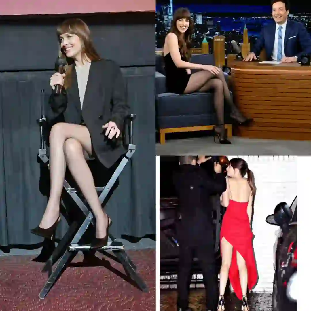 Dakota Johnson 高跟+黑丝