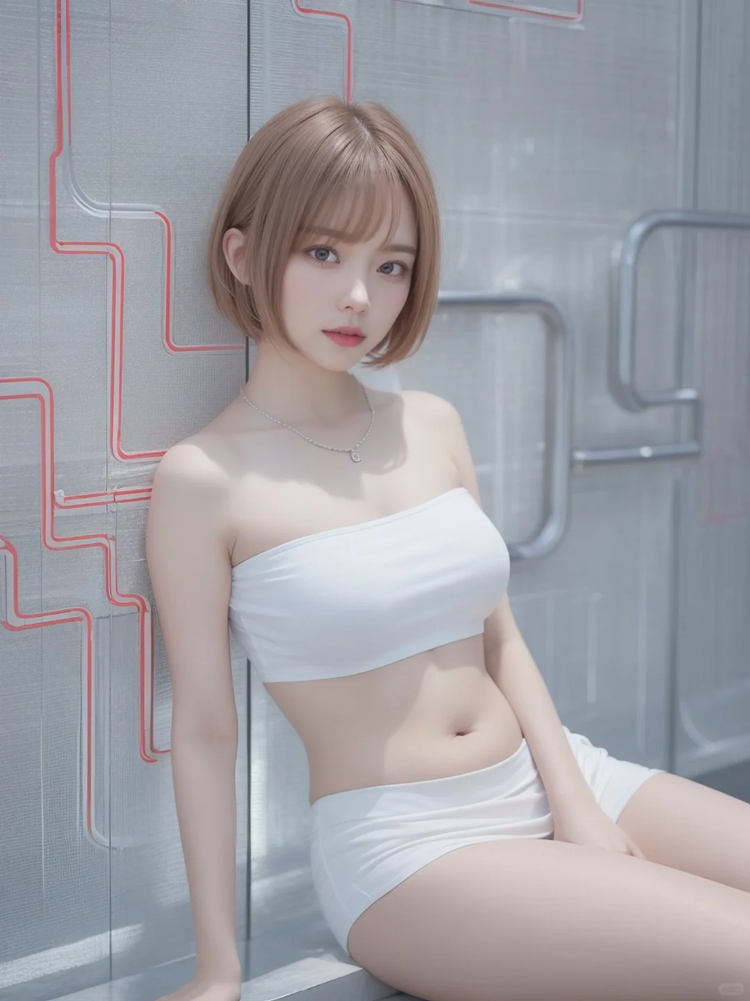 清纯少女，ai 美女