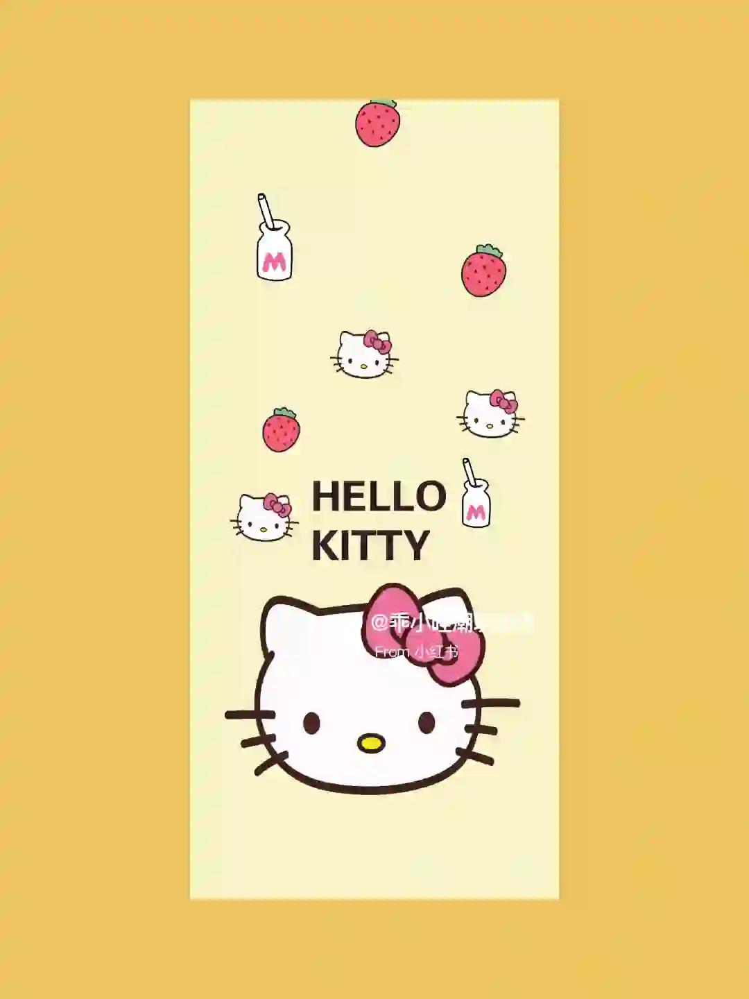 潮玩壁纸｜三丽欧凯蒂猫hello kitty ?‍