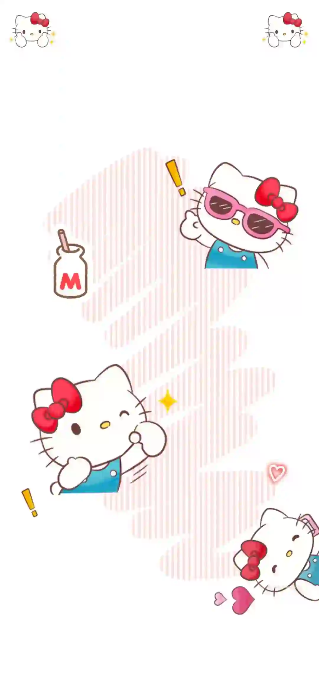 手机壁纸｜是可爱的Hello Kitty||#凯蒂猫壁