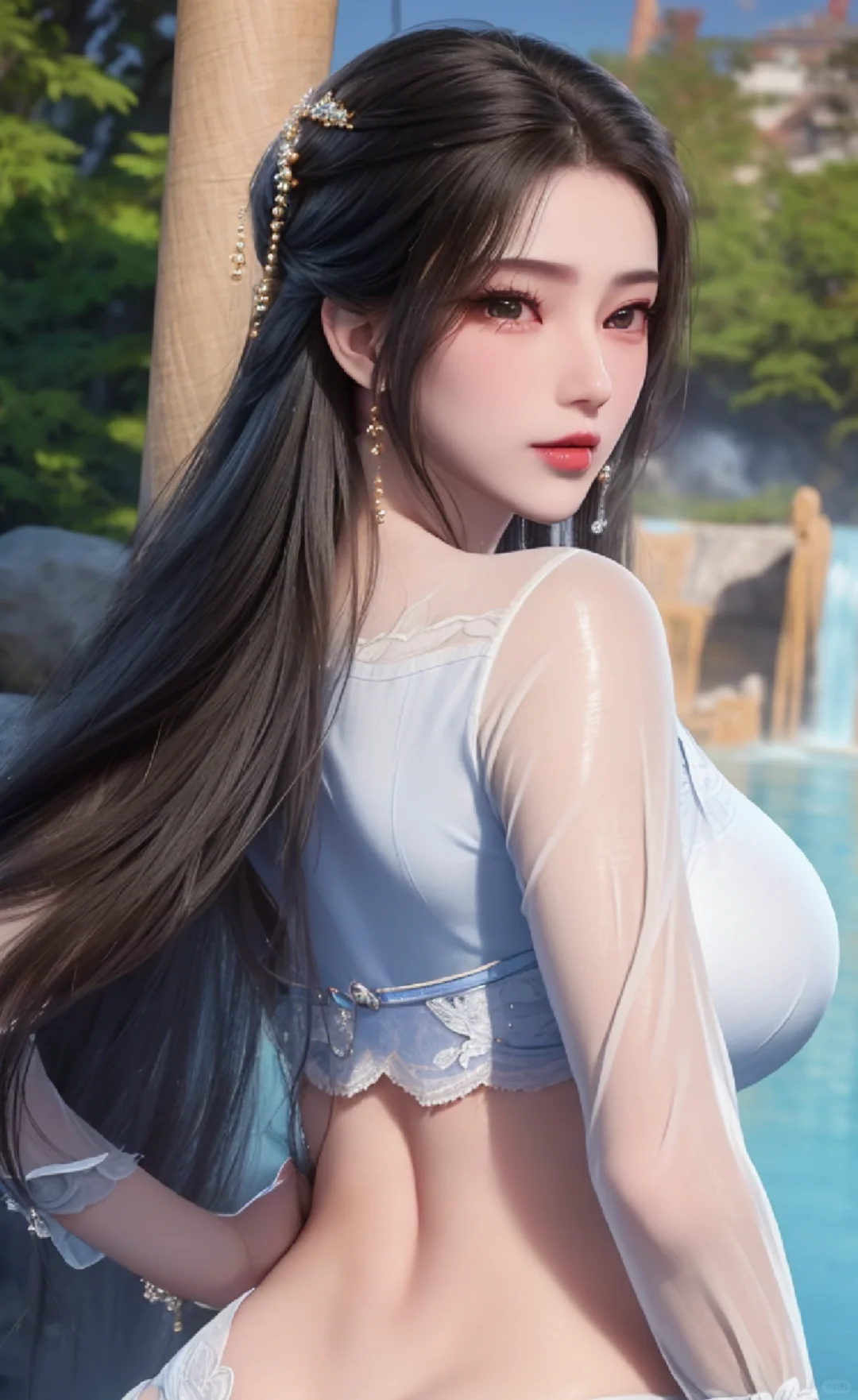 李慕婉回眸背影杀