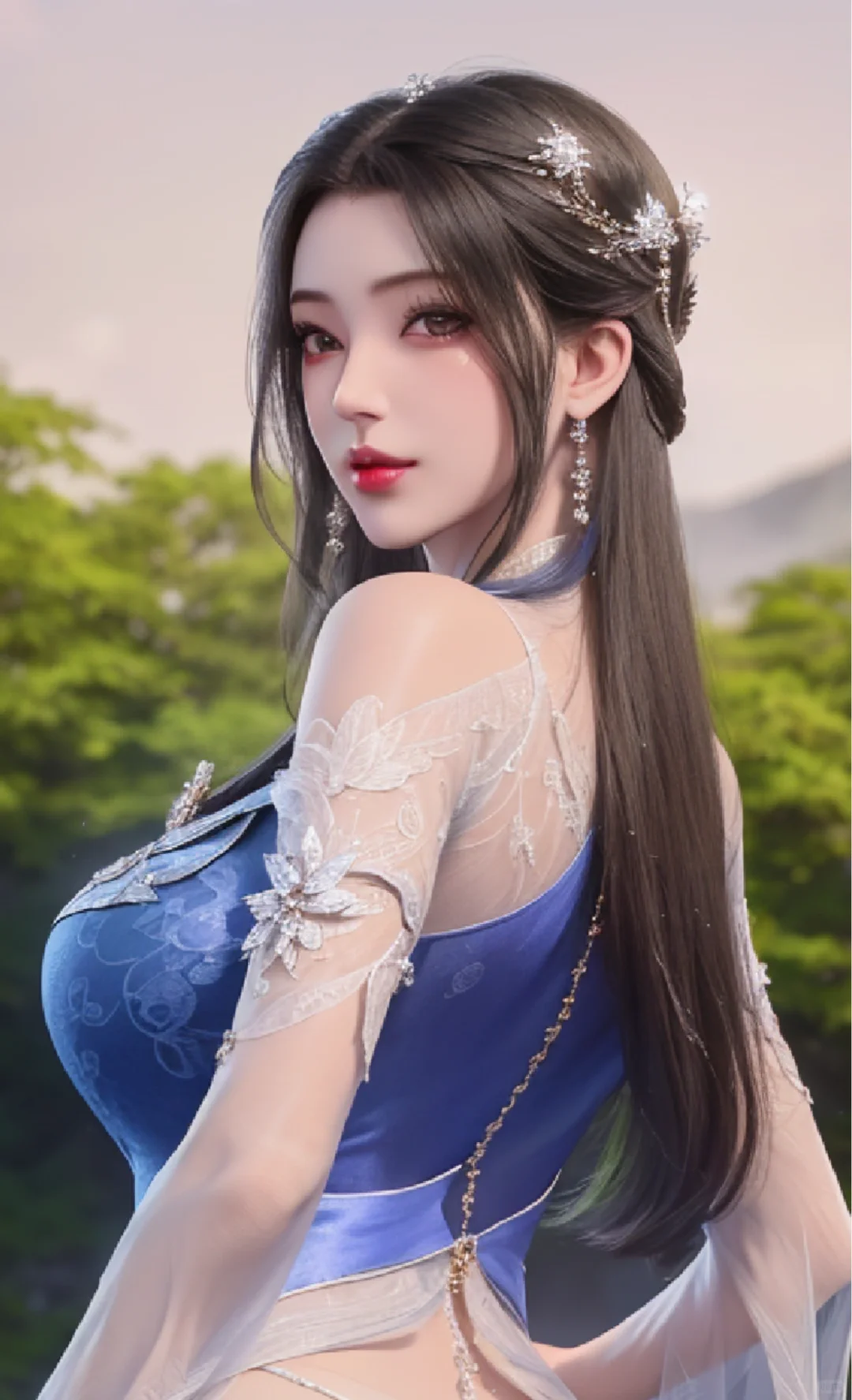 李慕婉回眸背影杀