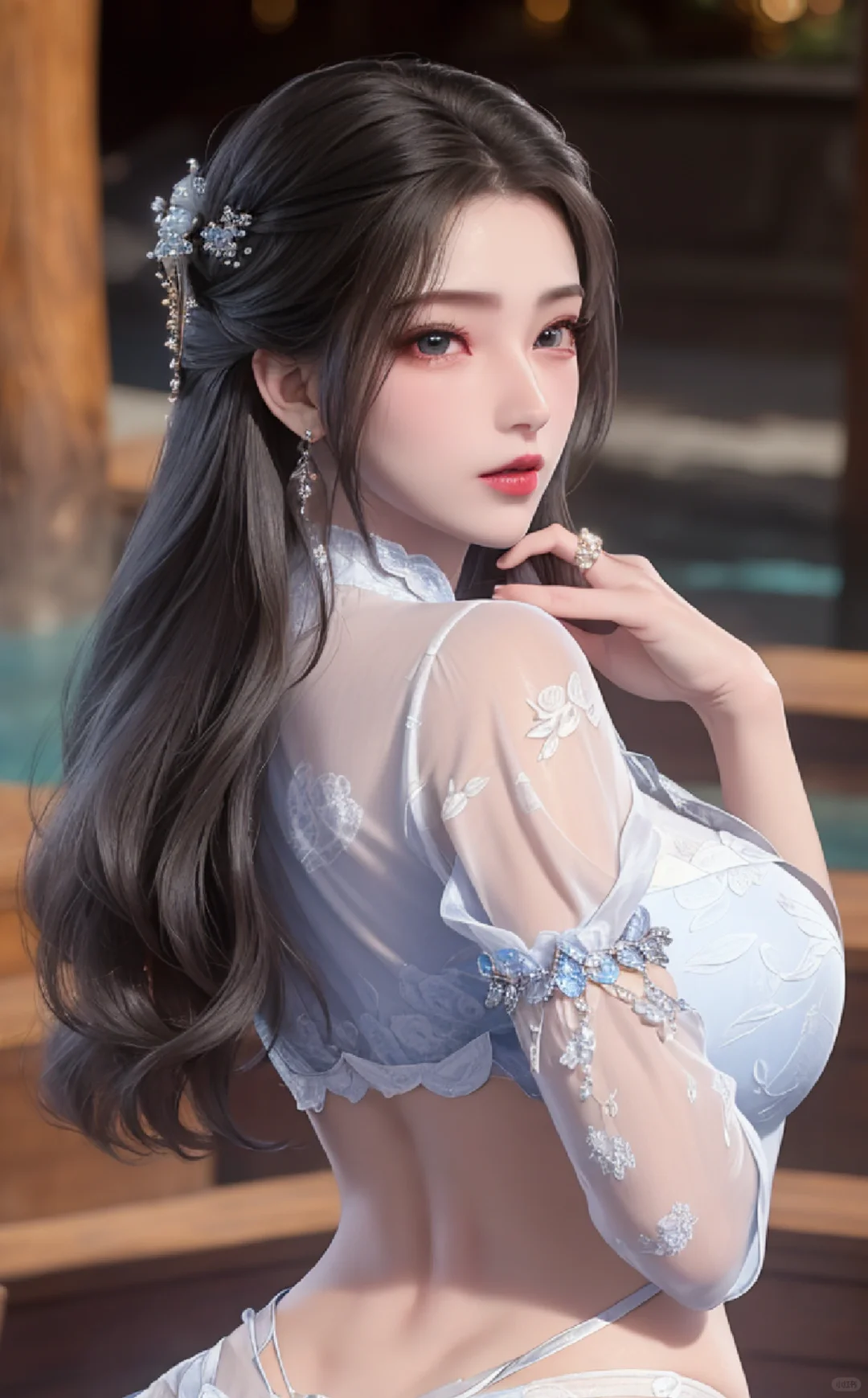 李慕婉回眸背影杀