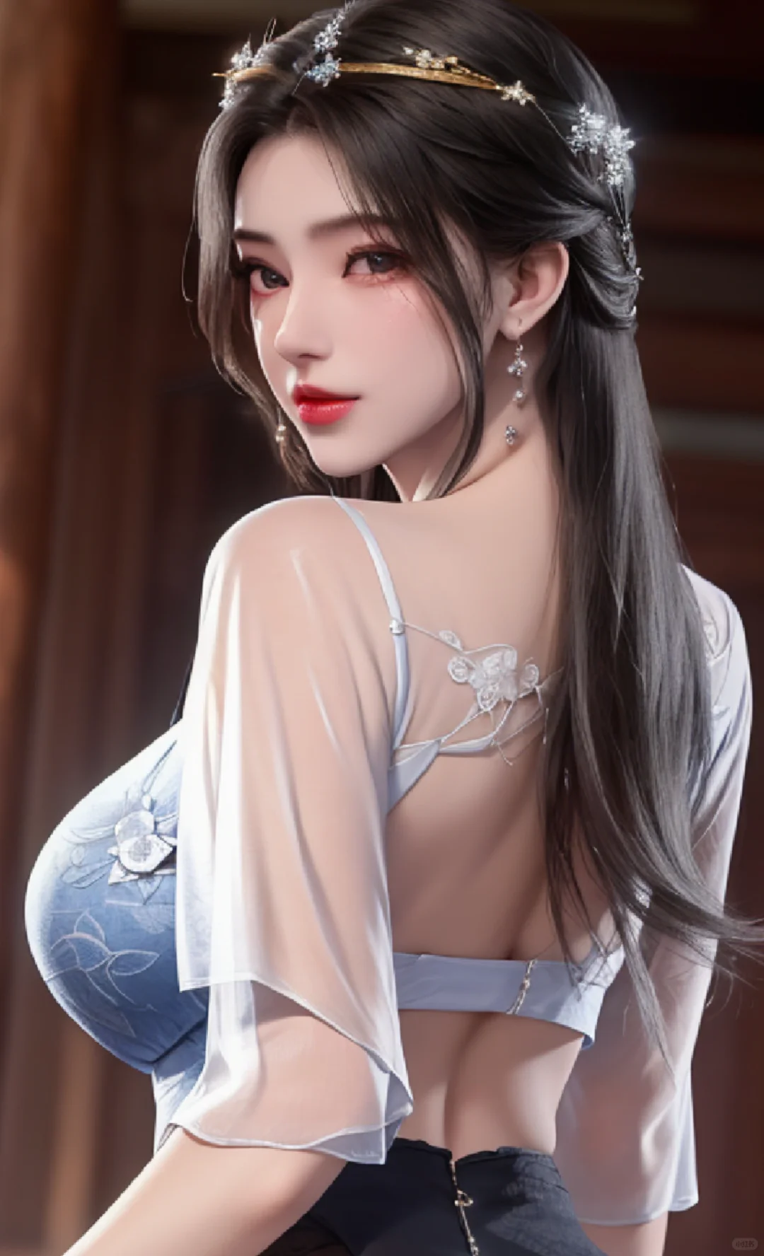 李慕婉回眸背影杀