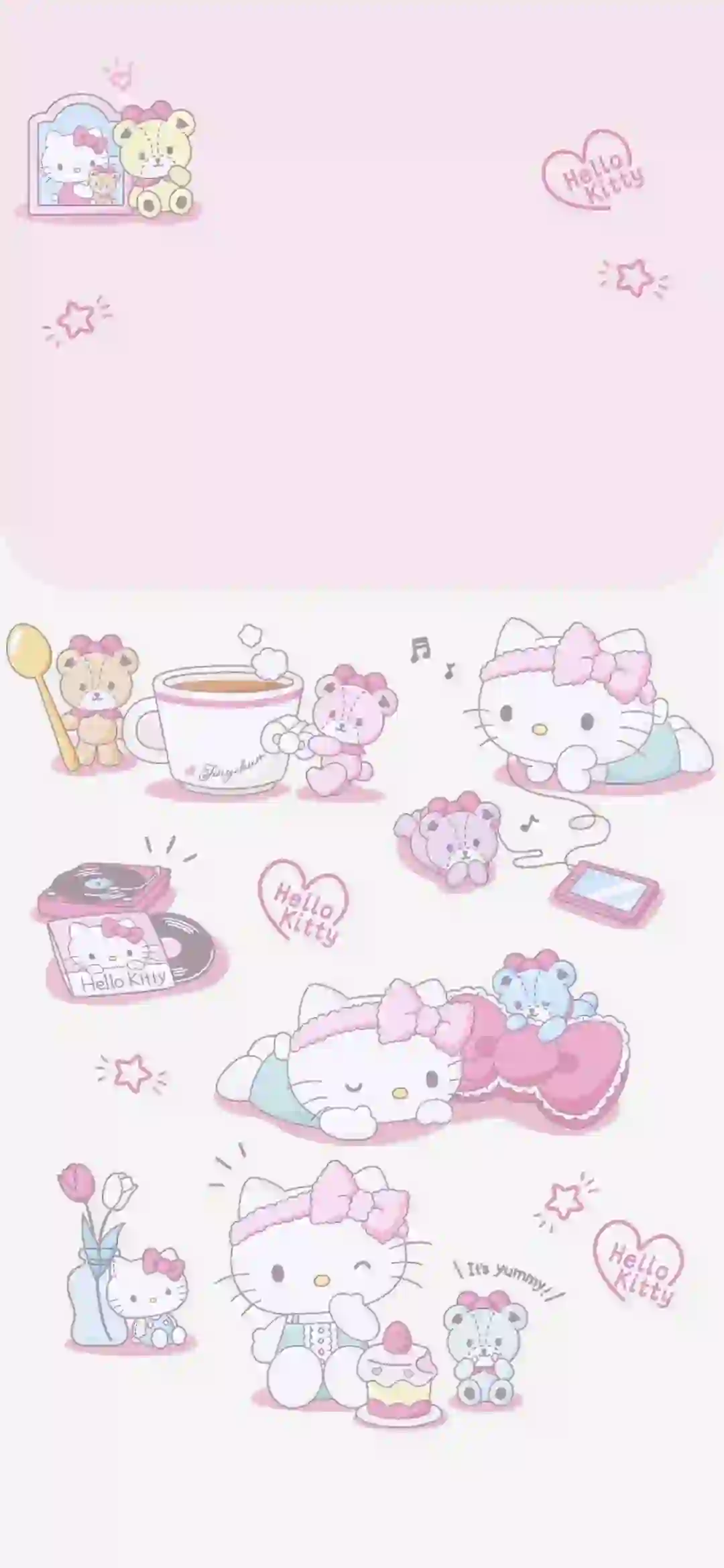 手机壁纸｜oh～甜心HelloKitty?||#hello