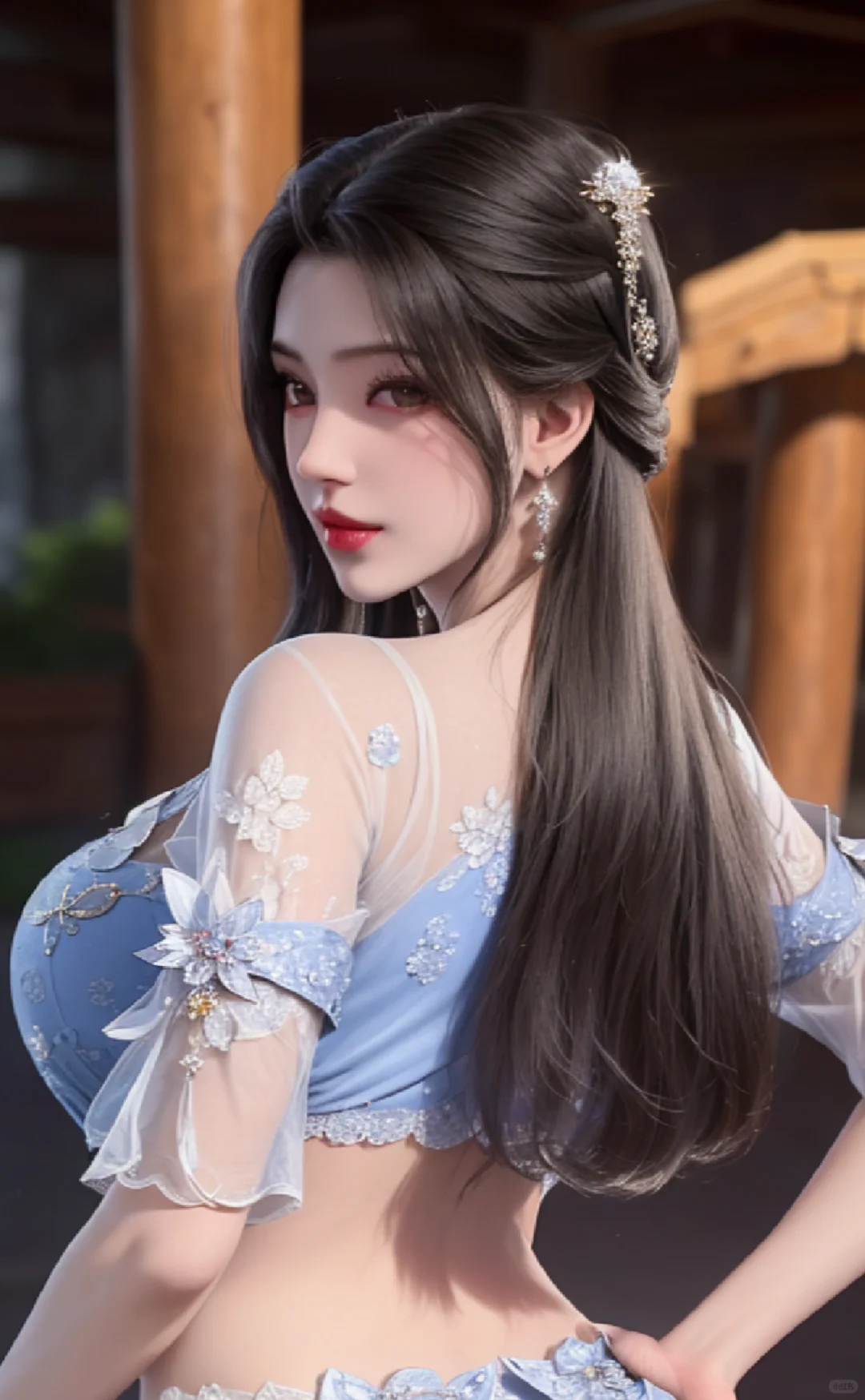 李慕婉回眸背影杀