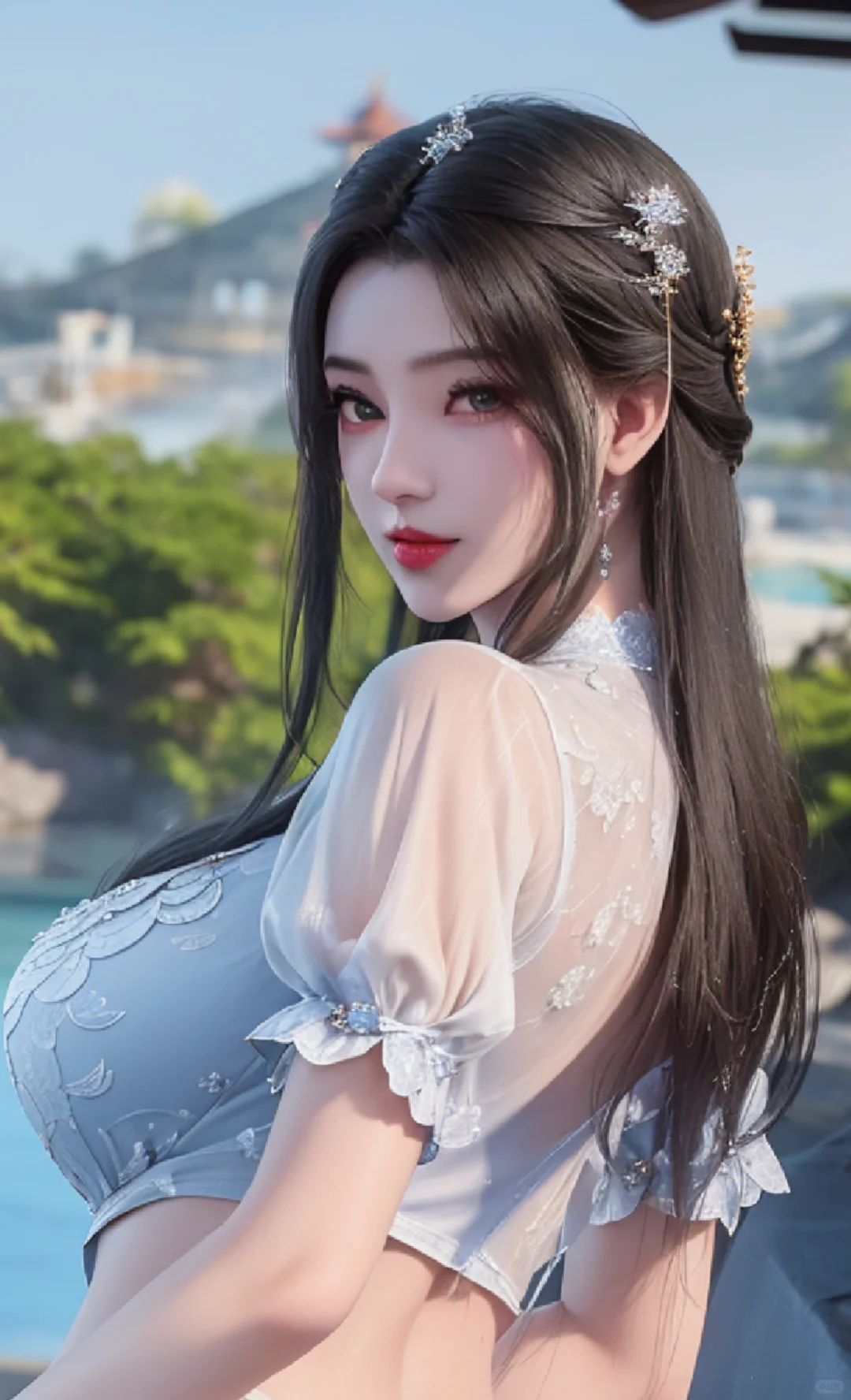 李慕婉回眸背影杀