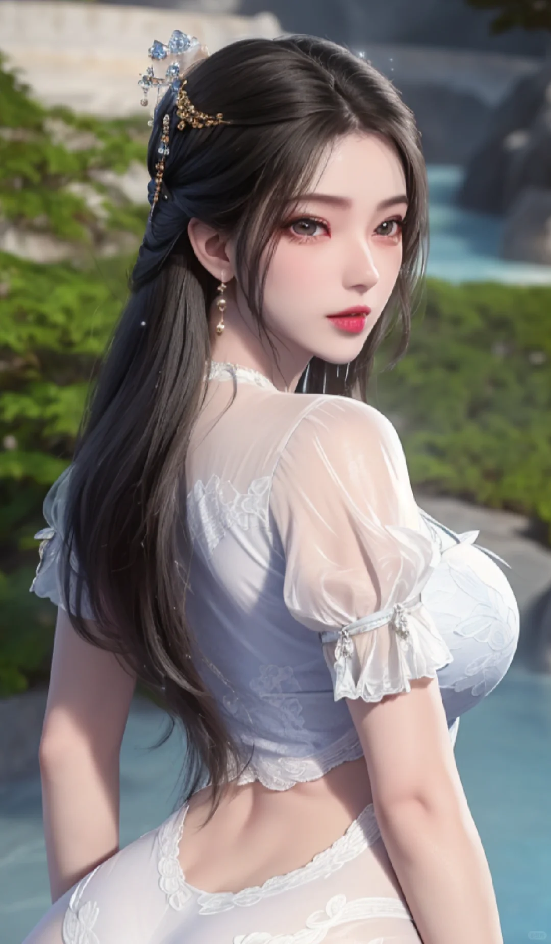 李慕婉回眸背影杀